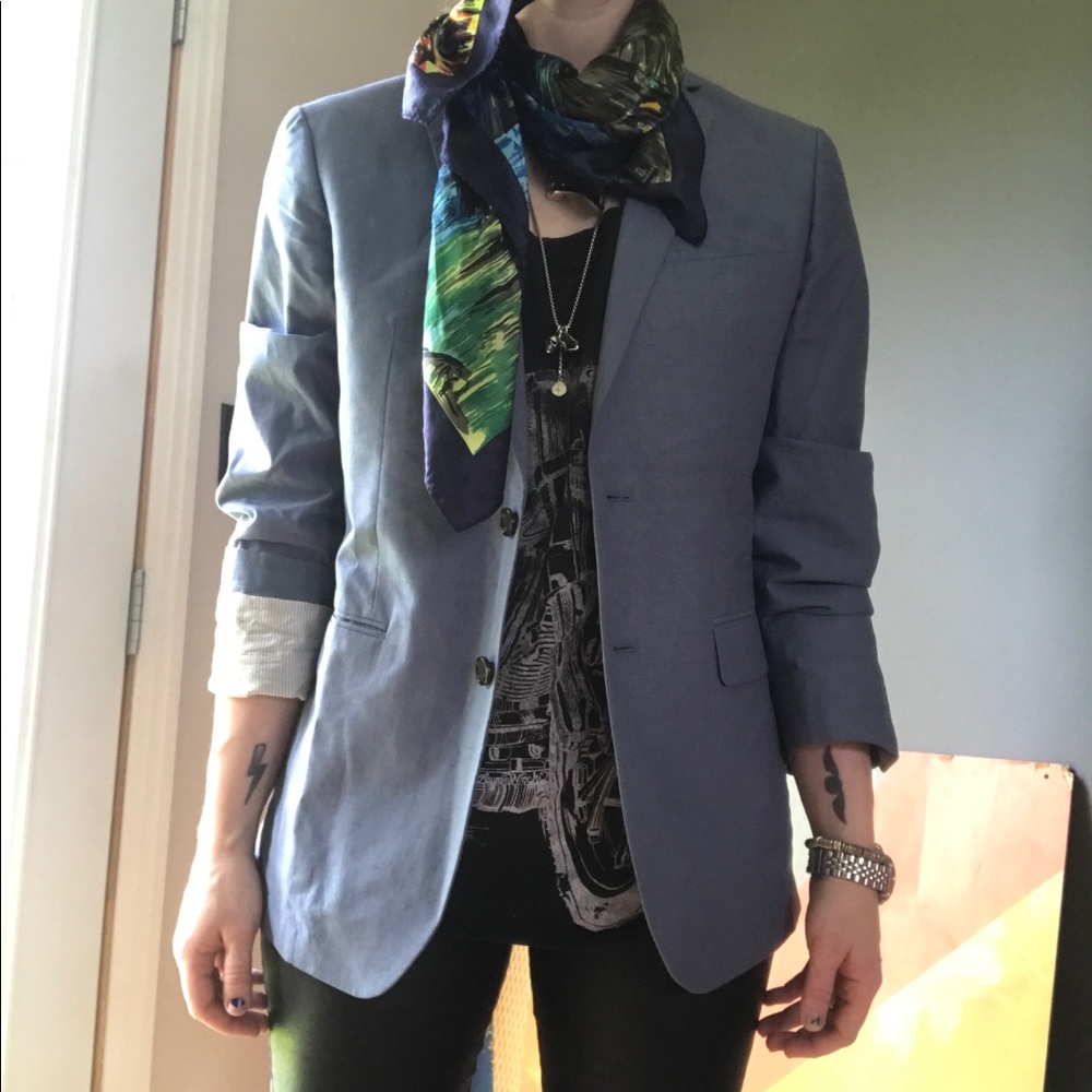 Blue Oversized BR Blazer